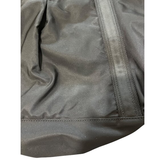 Lululemon Black Nylon Large Tote Bag With Double Handles And Front Pocket - Picture 5 of 8